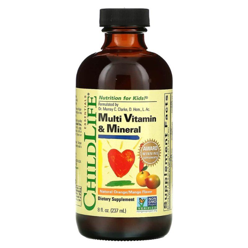 Vitamin tổng hợp ChildLife Multi Vitamin & Mineral Mỹ 237ml cho bé 6M - 12Y