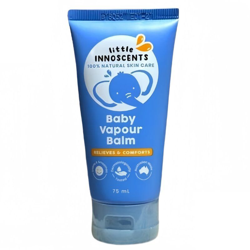 Dầu bôi ấm ngực Little Innoscents Organic 75ml cho bé sơ sinh của Úc