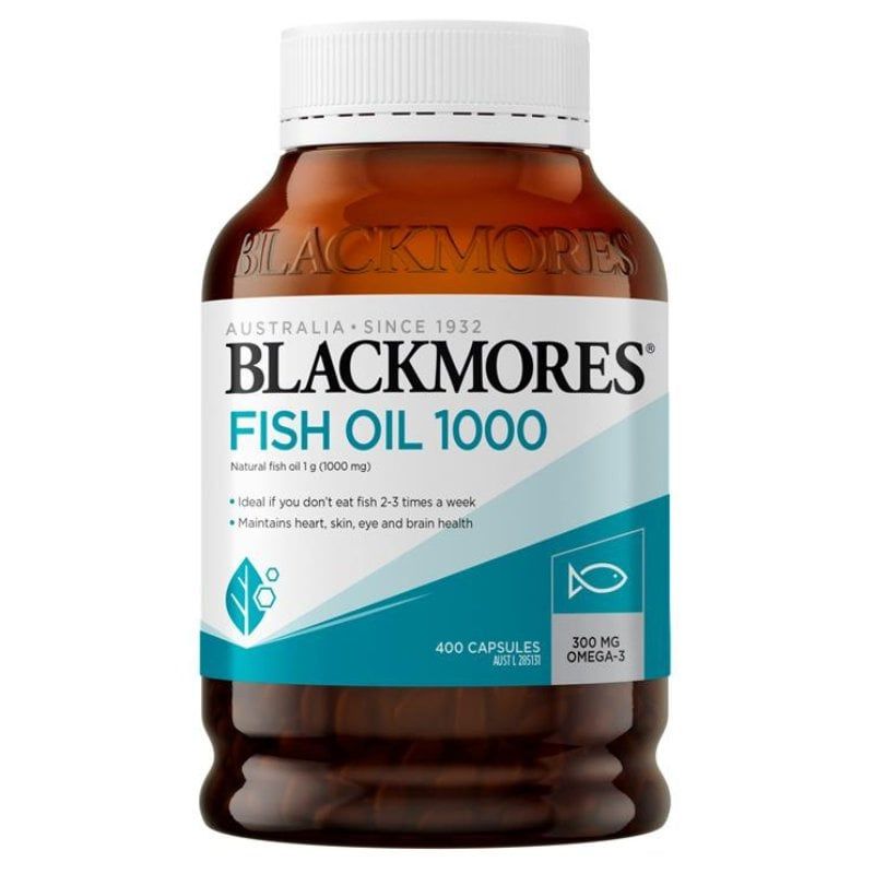 Viên uống dầu cá Blackmores Fish Oil 1000mg 400 viên Úc