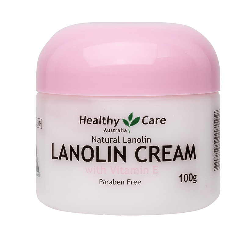 Kem nhau thai cừu Healthy Care Lanolin Cream with Vitamin E 100g