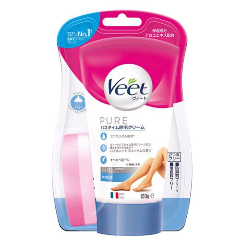 Kem tẩy lông Veet 150g Nhật Bản cho da nhạy cảm