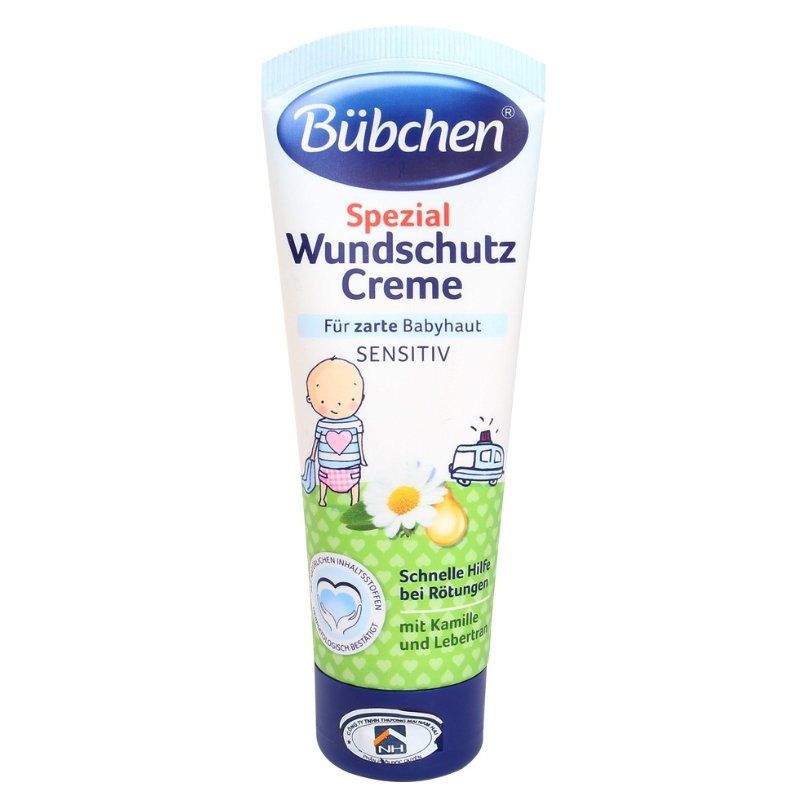 Kem trị hăm Bubchen cho bé tuýp 75ml Spezial Wundschutz Creme của Đức