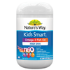 Kẹo dầu cá Kids Smart Omega-3 Fish Oil Trio High DHA 60 viên cho bé của Úc