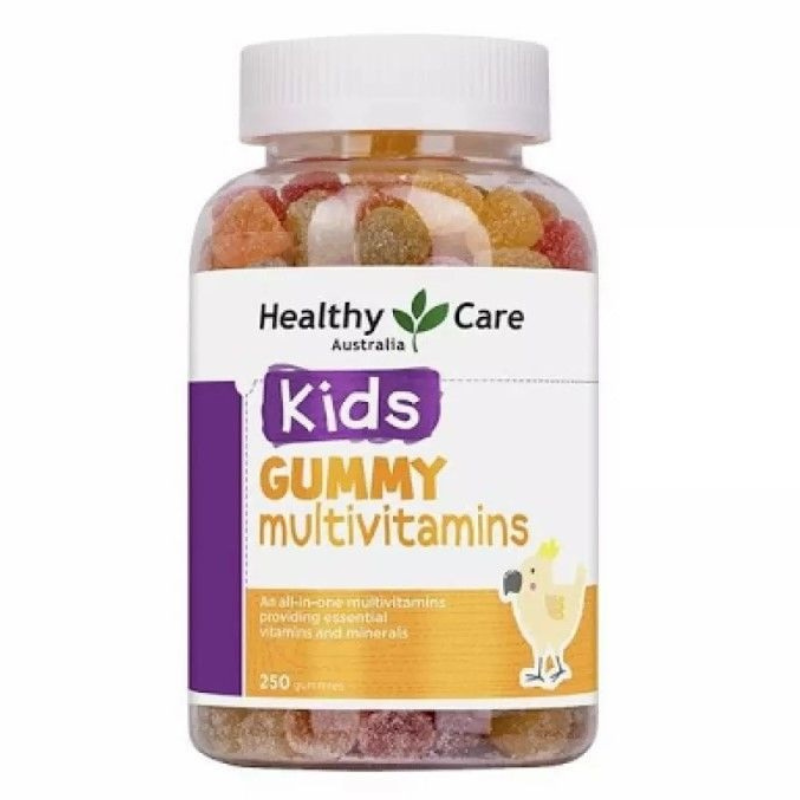 Kẹo dẻo Healthy Care Kids Gummy Multivitamins cho bé 250 viên Úc