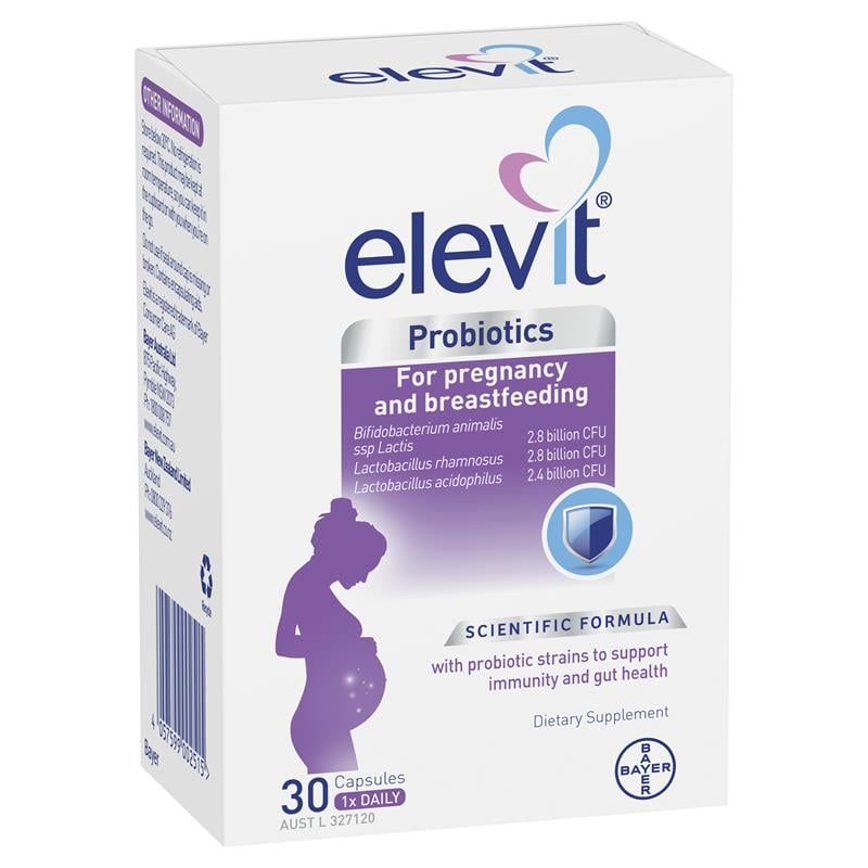 Men vi sinh Elevit Probiotics cho bà bầu và phụ nữ sau sinh 30 viên Úc