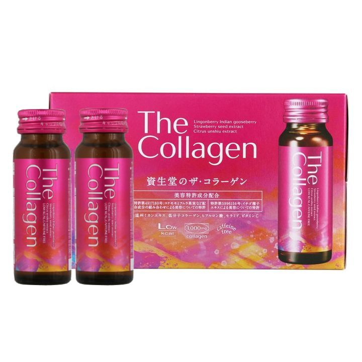 Nước uống The Collagen Shiseido Nhật dạng nước (Hộp 10 chai x 50ml)