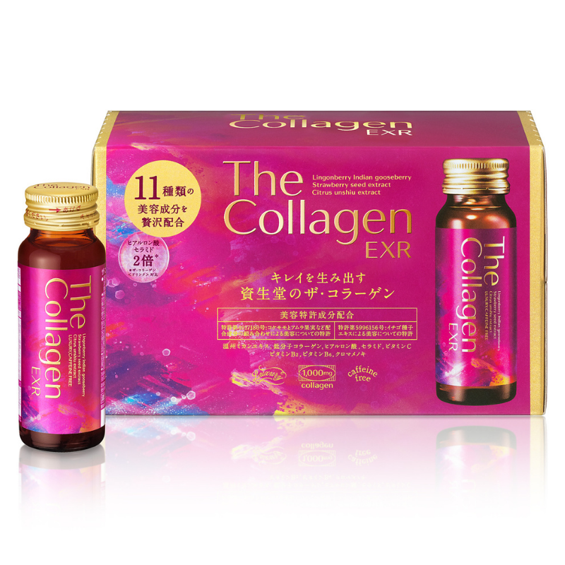 Nước uống The Collagen EXR Shiseido Nhật Bản (hộp 10 chai x 50ml) - Chính hãng, mẫu mới