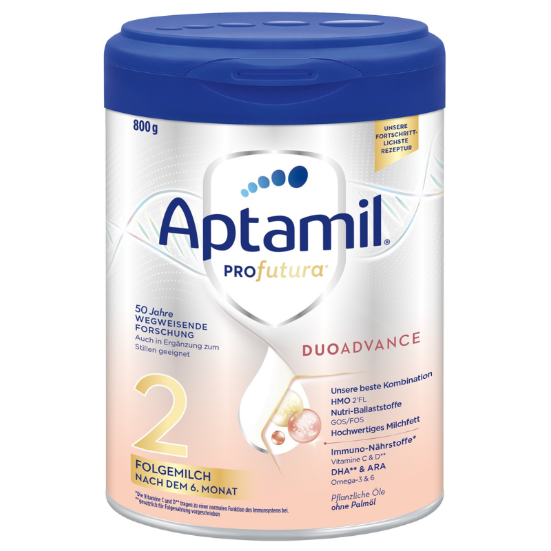 Sữa Aptamil Profutura Duoadvance Đức số 2 800g (bé 6-12 tháng)