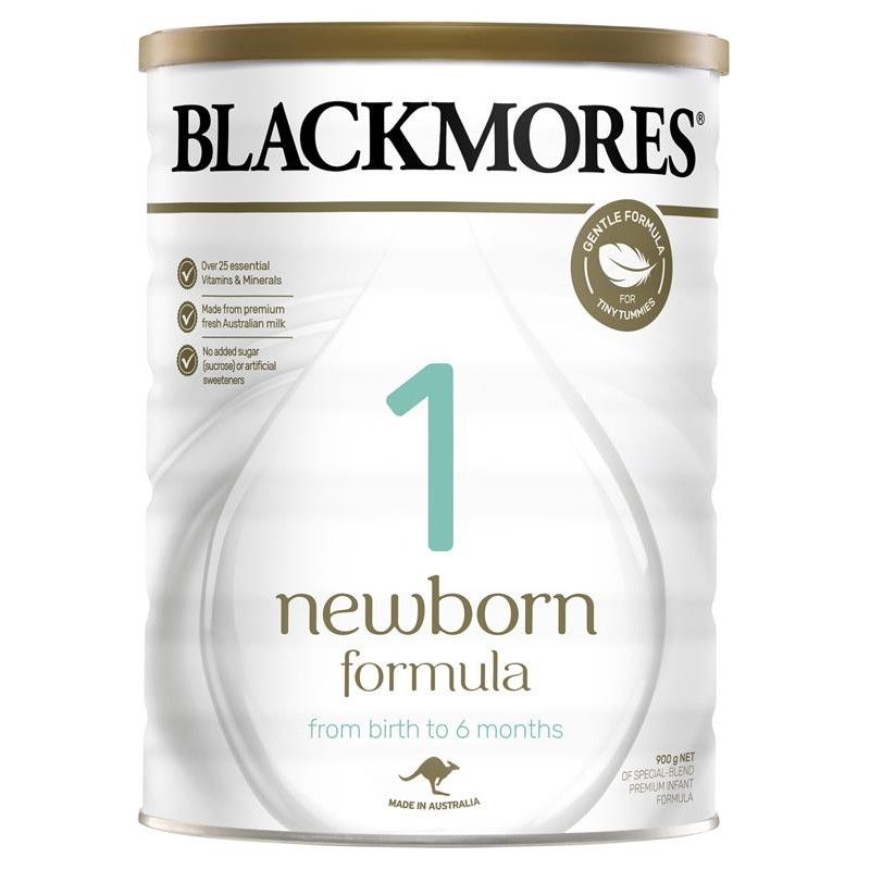 Sữa Blackmores số 1 Newborn Formula 900g Úc (trẻ từ 0 - 6 tháng tuổi)