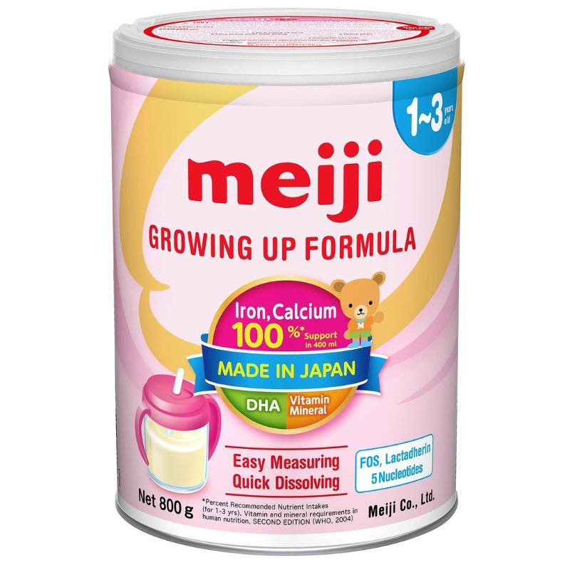Sữa Meiji Growing Up Formula 800g (1-3 tuổi) nhập khẩu