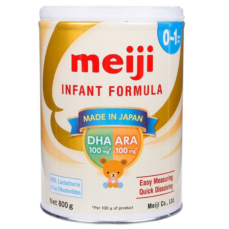 Sữa Meiji Infant Formula 800g (0-1 tuổi) nhập khẩu