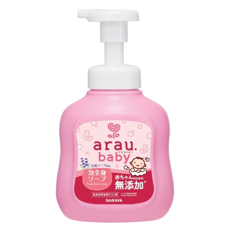 Sữa tắm gội cho bé Arau Baby 450ml Nhật giá tốt (Mẫu mới)