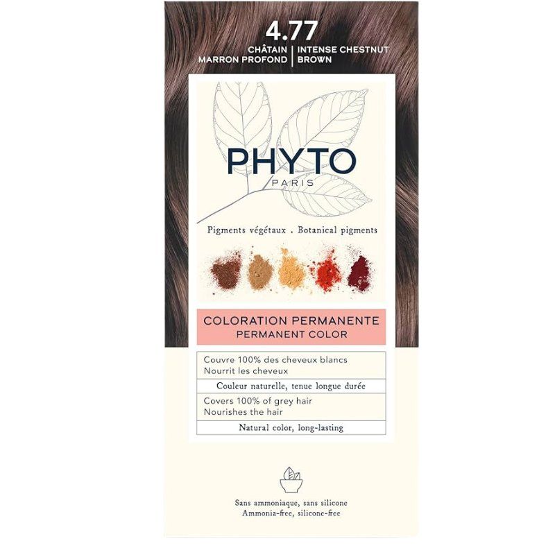 Thuốc nhuộm tóc Phyto Pháp màu 4.77 nâu hạt dẻ sáng