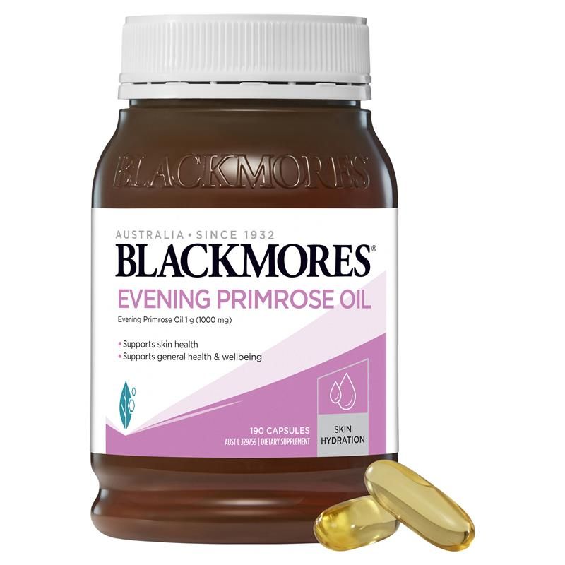 Tinh dầu hoa anh thảo Blackmores Evening Primrose Oil 190 viên của Úc