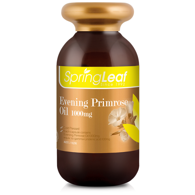 Tinh dầu hoa anh thảo SpringLeaf Evening Primrose Oil 1000mg 180 viên của Úc