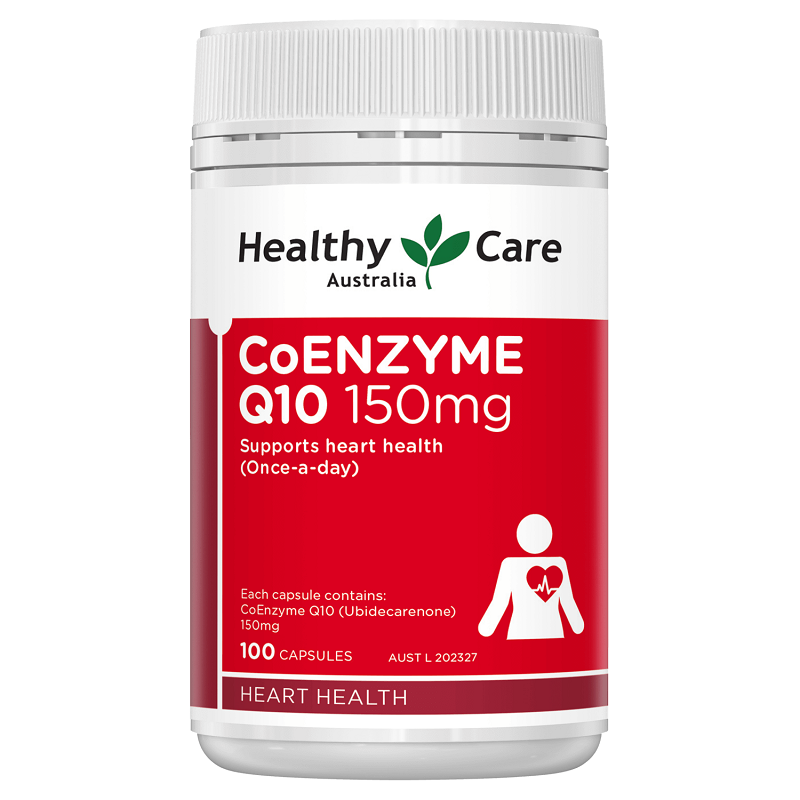 Viên uống bổ tim mạch Healthy Care Coenzyme Q10 150mg 100 viên Úc