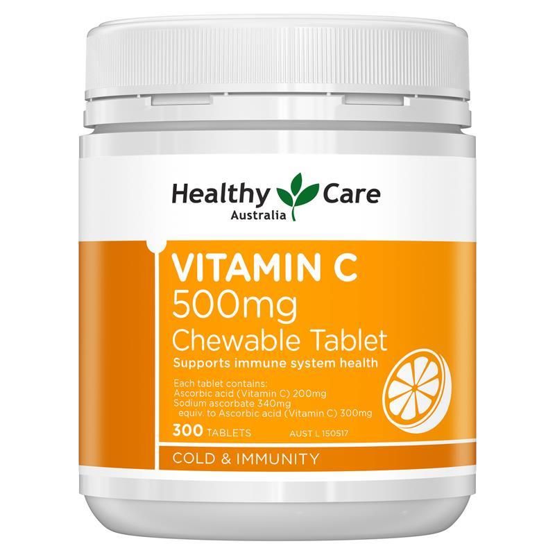 vitamin c healthy care úc 300 viên
