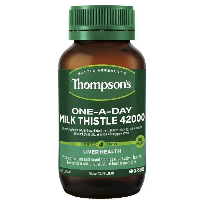 Viên uống bổ gan Thompson's One A Day Milk Thistle 42000mg 60 viên Úc