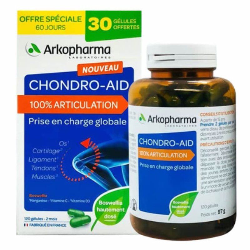 Viên uống bổ xương khớp Arkopharma Chondro-Aid Pháp 120 viên