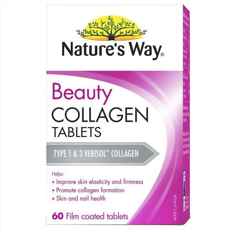 Viên uống collagen Nature's Way Beauty Collagen 60 viên của Úc