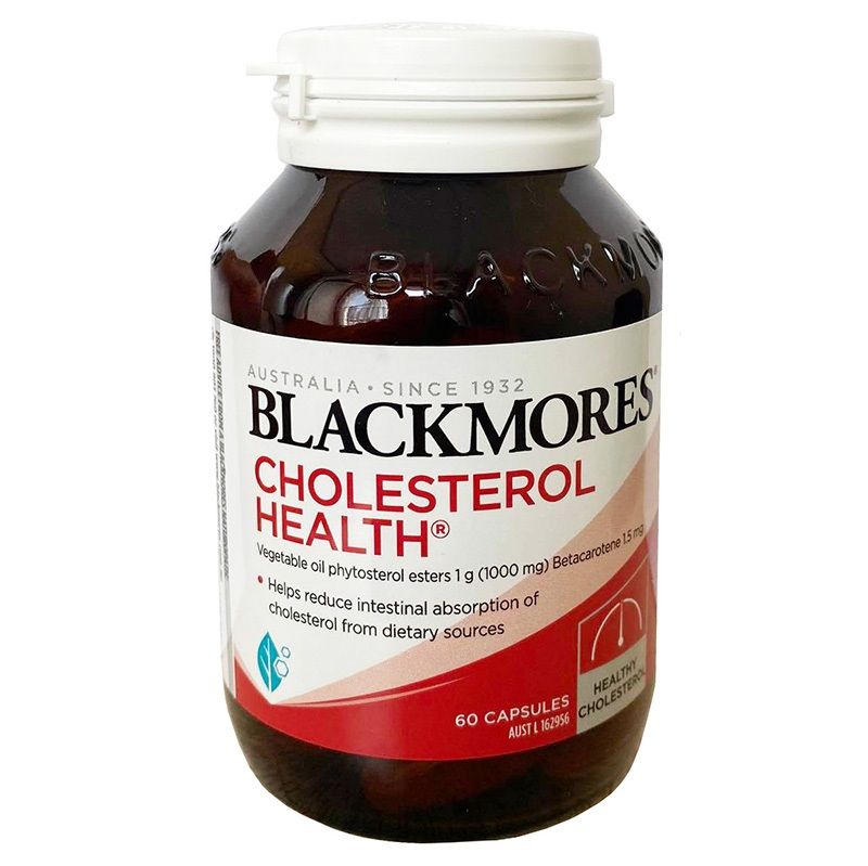 Viên uống hỗ trợ giảm mỡ máu Blackmores Cholesterol Health 60 viên của Úc