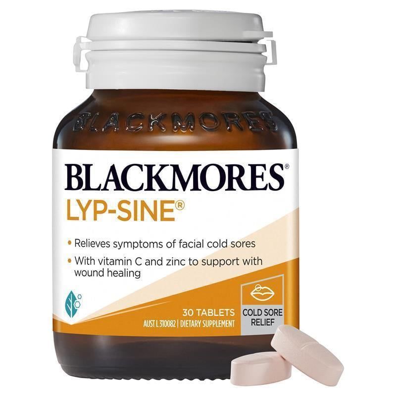 Blackmores Lyp-Sine viên uống giảm nhiệt miệng 30 viên Úc