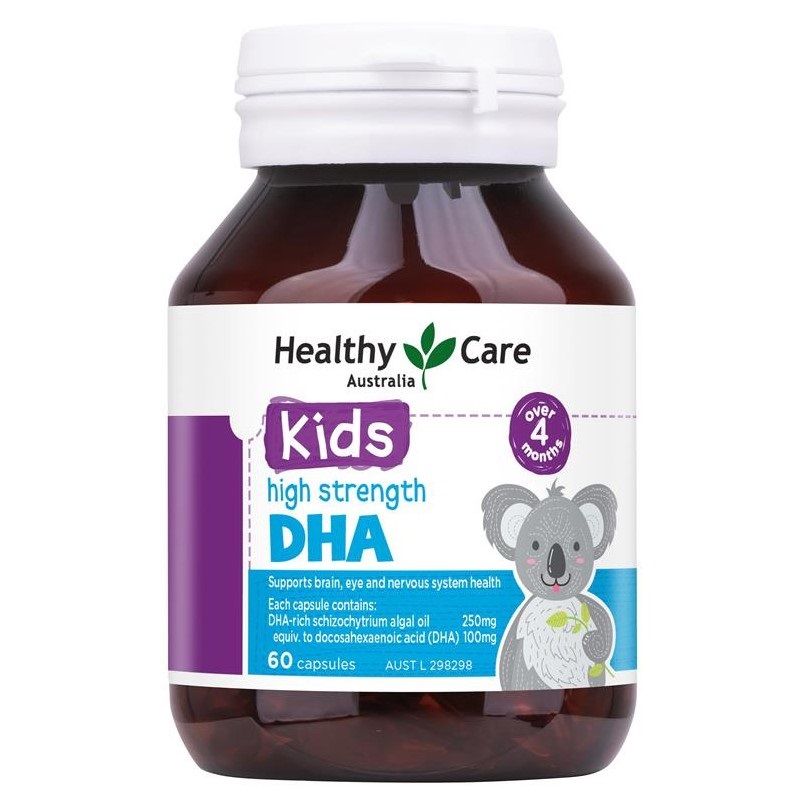 Viên uống Healthy Care Kids DHA bổ sung DHA cho bé 60 viên