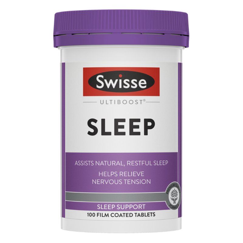Viên uống hỗ trợ giấc ngủ Swisse Ultiboost Sleep 100 viên Úc