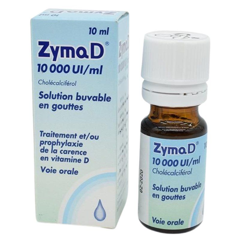 Vitamin D ZymaD Pháp 10000 UI 10ml cho bé từ sơ sinh