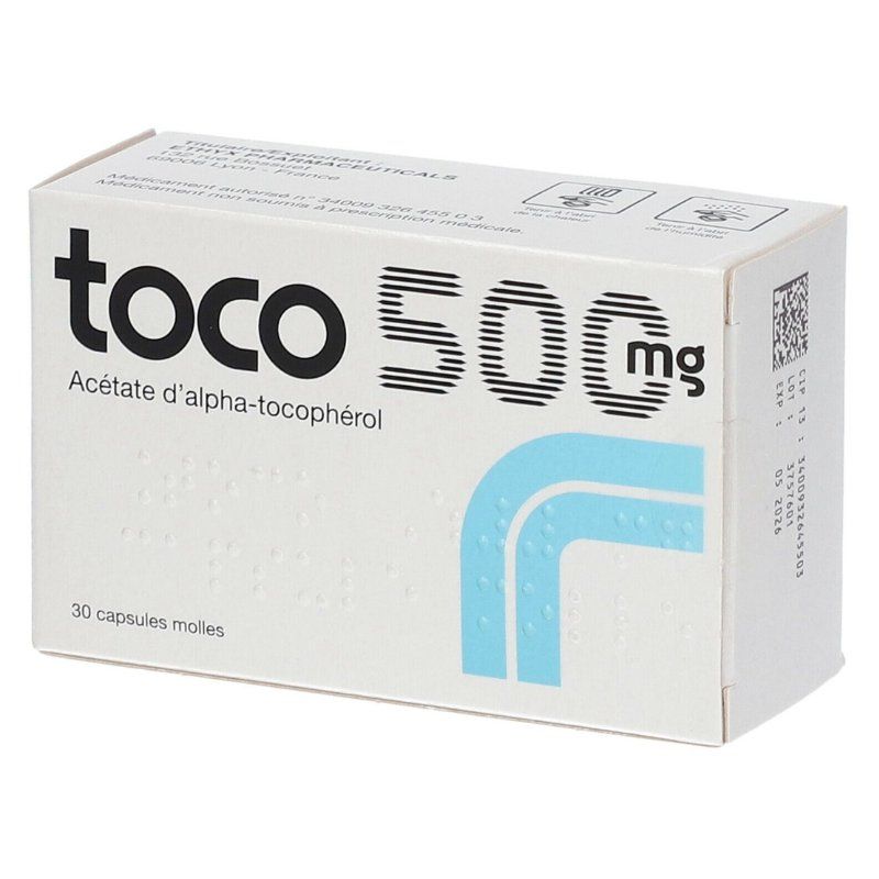 Viên uống vitamin E Toco 500mg 30 viên của Pháp