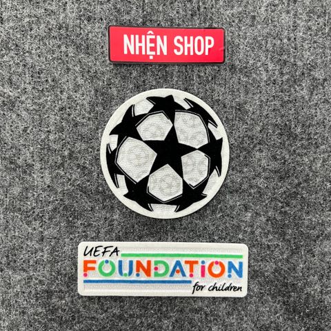 [AUTHENTIC - CHÍNH HÃNG] SET PATCH UEFA CHAMPION LEAGUE 2021 - HIỆN TẠI