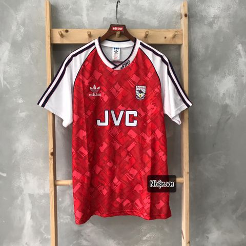 ÁO ĐẤU ARSENAL SÂN NHÀ MÙA GIẢI 1990-92 - ARSENAL HOME KIT 1990-92