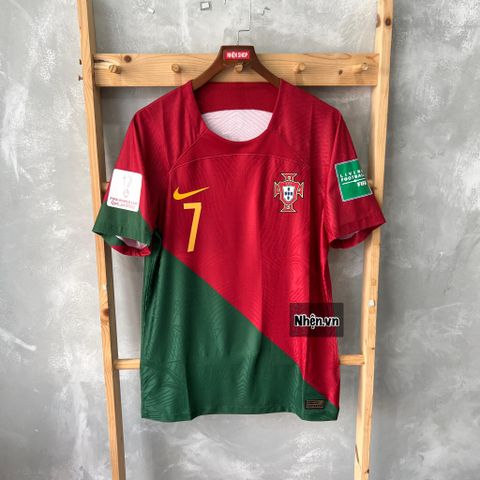 ÁO ĐẤU ĐỘI TUYỂN BỒ ĐÀO NHA SÂN NHÀ WORLD CUP 2022 BẢN PLAYER - PORTUGAL HOME KIT 2022