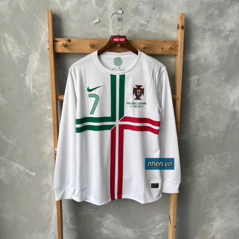 ÁO ĐẤU BỒ ĐÀO NHA SÂN KHÁCH 2012 TAY DÀI - PORTUGAL AWAY KIT 2012