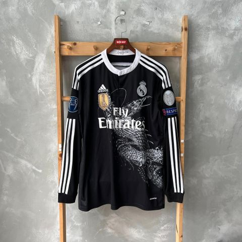 ÁO ĐẤU REAL MADRID THỨ 3 MÙA GIẢI 2014/15 BẢN TAY DÀI - REAL MADRID THIRD KIT 2014/15