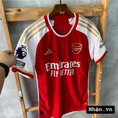 ÁO ĐẤU ARSENAL SÂN NHÀ BẢN PLAYER - LOGO ÉP MÙA GIẢI 2023/2024