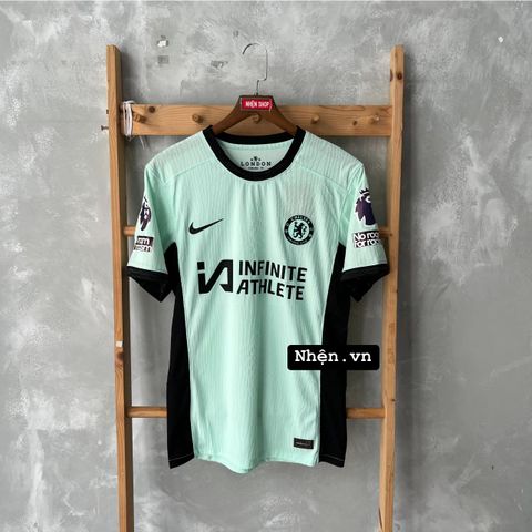 ÁO ĐẤU CHELSEA SÂN KHÁCH XANH MINT PLAYER MÙA GIẢI 2023/2024