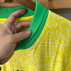 ÁO ĐẤU ĐỘI TUYỂN BRAZIL SÂN NHÀ 2024/25 BẢN FAN - BRAZIL HOME KIT 2024