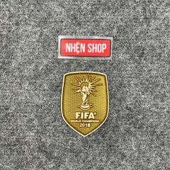 [AUTHENTIC - CHÍNH HÃNG] PATCH VÔ ĐỊCH FIFA WORLD CHAMPIONS  2018