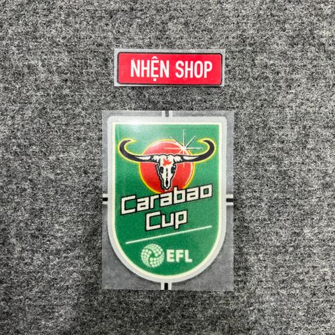 [AUTHENTIC - CHÍNH HÃNG] PATCH CARABAO CUP MÙA GIẢI 2022 - 2024