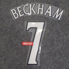 [REMAKE] NAMESET BECKHAM #7 MANCHESTER UNITED 1999/2000