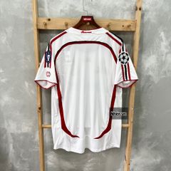 ÁO ĐẤU AC MILAN SÂN KHÁCH TRẮNG RETRO 2006/07