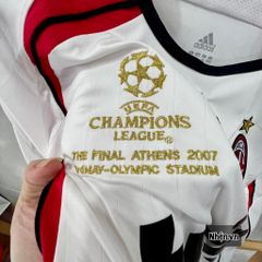 ÁO ĐẤU AC MILAN SÂN KHÁCH TRẮNG RETRO 2006/07