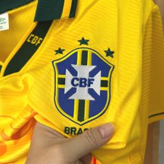 ÁO ĐẤU BRAZIL SÂN NHÀ RETRO 1994-96 - BRAZIL RETRO HOME KIT 1994-96