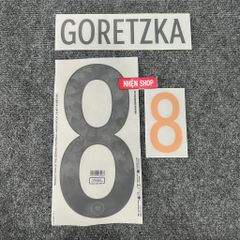 [AUTHENTIC - CHÍNH HÃNG] NAMESET GORETZKA #8 ĐỘI TUYỂN ĐỨC SÂN NHÀ 2022-23