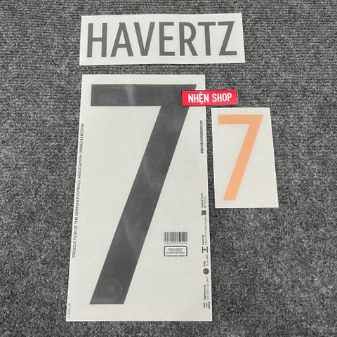 [AUTHENTIC - CHÍNH HÃNG] NAMESET HAVERTZ #7 ĐỘI TUYỂN ĐỨC SÂN NHÀ 2022-23
