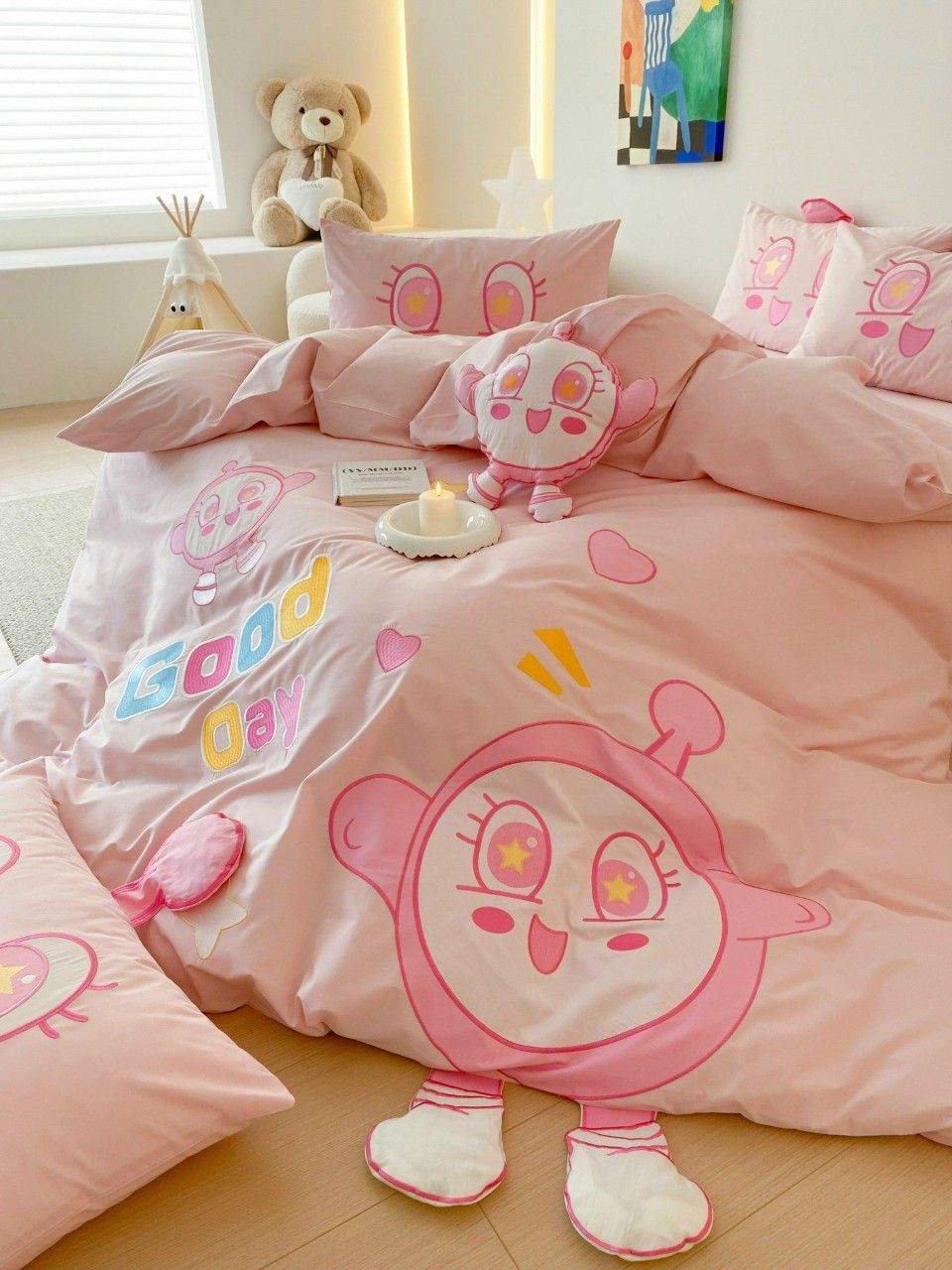 Bộ Chăn Ga Cotton Linen Kids - CUTIES 6