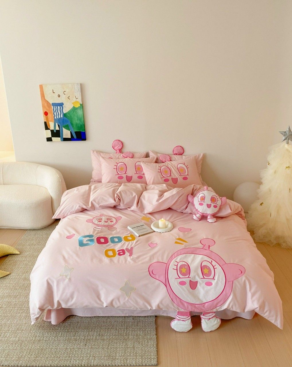 Bộ Chăn Ga Cotton Linen Kids - CUTIES 6