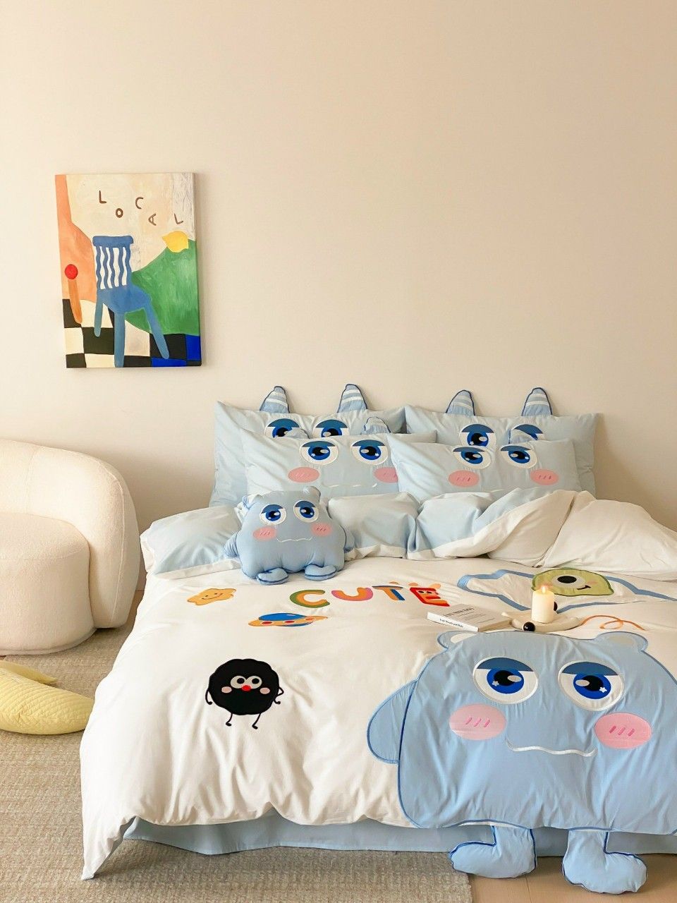 Bộ Chăn Ga Cotton Linen Kids - CUTIES 5