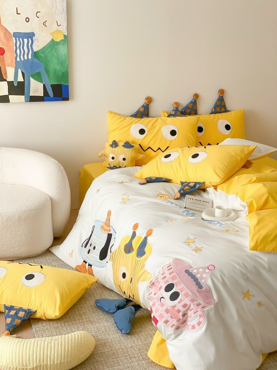 Bộ Chăn Ga Cotton Linen Kids - CUTIES 4
